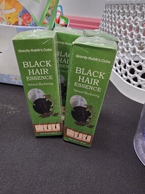 1- Black Hair Essence - Natural Blackening (Green)